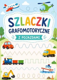 Szlaczki grafomotoryczne z pojazdami.  (PDF do druku) - Agnieszka Antczak - ebook