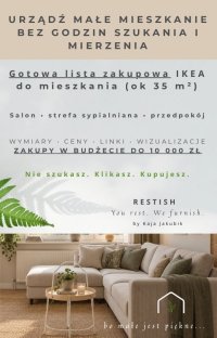 Urządź mieszkanie do 35 m² w budżecie do 10 000zł – gotowa lista zakupowa IKEA - Kaja Jakubik - ebook