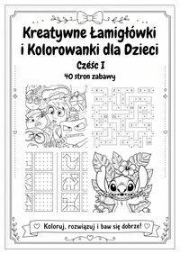 Kreatywne łamigówki i kolorowanki dla dzieci CZ. I - ebook PDF - Monika Skrzypczak - ebook