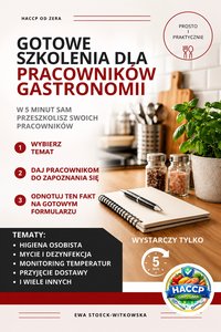 Gotowe szkolenia dla pracowników gastronomii - Ewa Stoeck-Witkowska - ebook