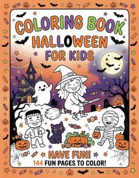 Coloring book Halloween for kids. 144 fun pages to color. - Anna Cierlik - ebook