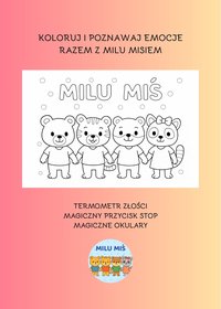 Kreatywna Kolorowanka Edukacyjna Milu Miś - Paulina Krupowies - ebook