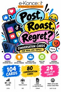 POST, ROAST, REGRET? Karty konwersacyjne do j. angielskiego - Anna Dąbek - ebook