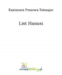 List Hanusi - Kazimierz Przerwa-Tetmajer - ebook
