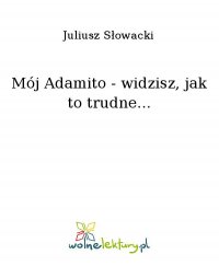 Mój Adamito - widzisz, jak to trudne... - Juliusz Słowacki - ebook