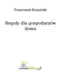 Reguły dla gospodarzów domu - Franciszek Karpiński - ebook