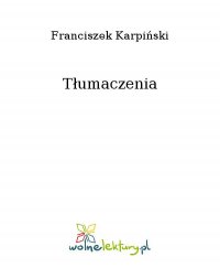 Tłumaczenia - Franciszek Karpiński - ebook