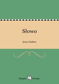 Słowo - Jerzy Liebert - ebook