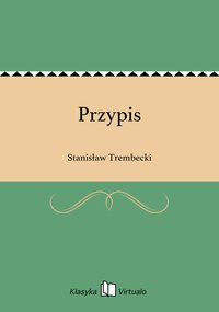 Przypis - Stanisław Trembecki - ebook