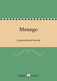 Menego - Cyprian Kamil Norwid - ebook