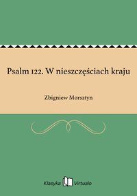 Psalm 122. W nieszczęściach kraju - Zbigniew Morsztyn - ebook
