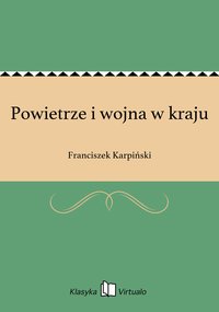 Powietrze i wojna w kraju - Franciszek Karpiński - ebook