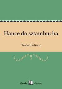 Hance do sztambucha - Teodor Tiutczew - ebook