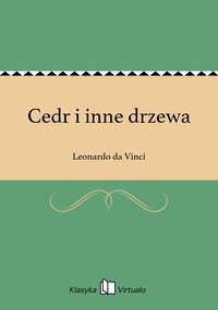 Cedr i inne drzewa - Leonardo da Vinci - ebook