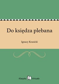 Do księdza plebana - Ignacy Krasicki - ebook