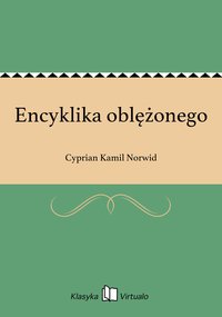 Encyklika oblężonego - Cyprian Kamil Norwid - ebook