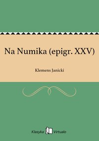 Na Numika (epigr. XXV) - Klemens Janicki - ebook