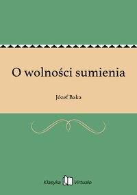 O wolności sumienia - Józef Baka - ebook