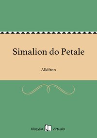 Simalion do Petale - Alkifron - ebook