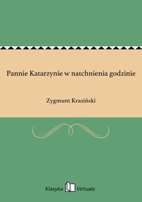 Pannie Katarzynie w natchnienia godzinie - Zygmunt Krasiński - ebook