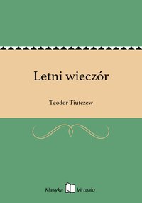 Letni wieczór - Teodor Tiutczew - ebook