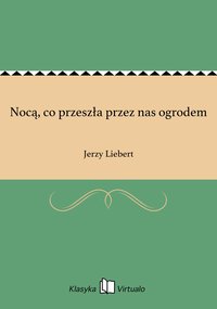 Nocą, co przeszła przez nas ogrodem - Jerzy Liebert - ebook