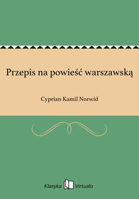 Przepis na powieść warszawską - Cyprian Kamil Norwid - ebook