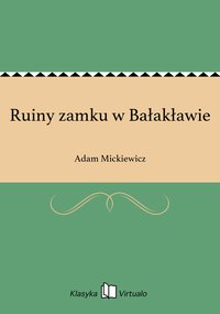Ruiny zamku w Bałakławie - Adam Mickiewicz - ebook