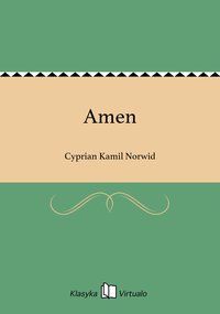 Amen - Cyprian Kamil Norwid - ebook