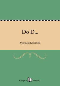 Do D... - Zygmunt Krasiński - ebook