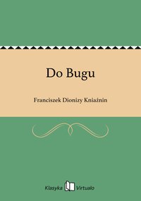 Do Bugu - Franciszek Dionizy Kniaźnin - ebook