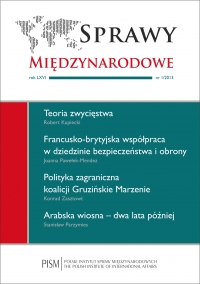 Sprawy Międzynarodowe nr 1/2013 - prof. Henryk Szlajfer - eprasa
