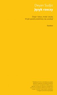 Język rzeczy - Deyan Sudjic - ebook
