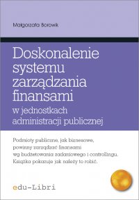 Doskonalenie systemu zarządzania finansami w jednostkach administracji publicznej Koncepcje, metody, techniki, narzędzia, instrumenty - Małgorzata Borowik - ebook