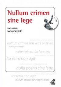Nullum crimen sine lege - Iwona Sepioło - ebook