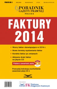 Podatki 4/14 -Faktury 2014 - Opracowanie zbiorowe - ebook