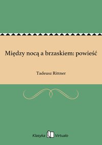 Między nocą a brzaskiem: powieść - Tadeusz Rittner - ebook