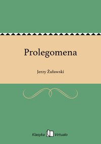 Prolegomena - Jerzy Żuławski - ebook