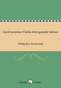 Garść pszenna i Cieśla: dwie gawędy ludowe - Władysław Syrokomla - ebook