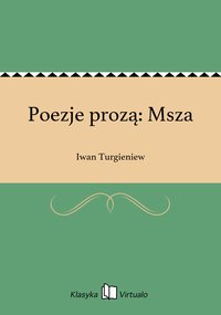 Poezje prozą: Msza - Iwan Turgieniew - ebook