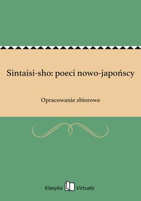 Sintaisi-sho: poeci nowo-japońscy - Opracowanie zbiorowe - ebook