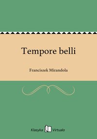 Tempore belli - Franciszek Mirandola - ebook