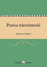 Prawa niewinność - Honore de Balzac - ebook