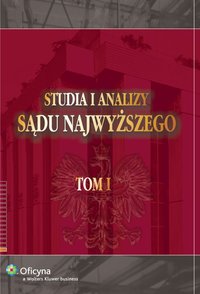 Studia i Analizy Sądu Najwyższego. TOM I - Krzysztof Ślebzak - ebook