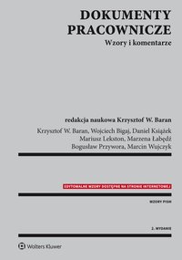 Dokumenty pracownicze. Wzory i komentarze - Krzysztof Wojciech Baran - ebook