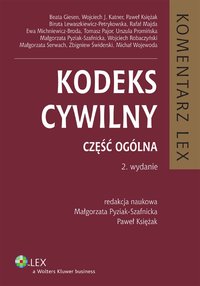 Kodeks cywilny. Komentarz. Część ogólna - Biruta Lewaszkiewicz-Petrykowska - ebook