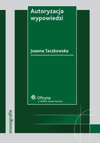 Autoryzacja wypowiedzi - Joanna Taczkowska - ebook