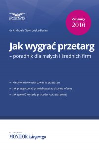 Jak wygrać przetarg – poradnik dla małych i średnich firm - Andrzela Gawrońska-Baran - ebook