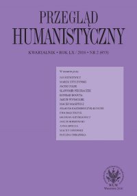 Przegląd Humanistyczny 2016/2 (453) - Opracowanie zbiorowe - eprasa