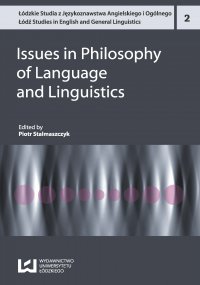 Issues in Philosophy of Language and Linguistics - Piotr Stalmaszczyk - ebook